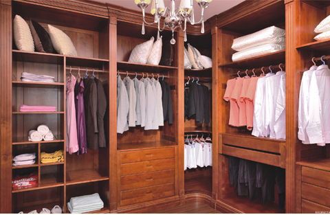 原木衣柜與實木衣柜不一樣 豐成帝納教你區(qū)別實木衣柜