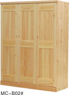 實木衣柜松木兒童兩門三門衣櫥儲物柜 田園風格與實用功能的完美結(jié)合