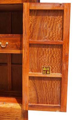 緬甸花梨頂箱柜——大果紫檀實木衣柜限時優惠，領券立減300元