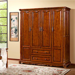木井坊夢家緣 領(lǐng)略美式鄉(xiāng)村風(fēng)情的橡木實木平拉門衣柜